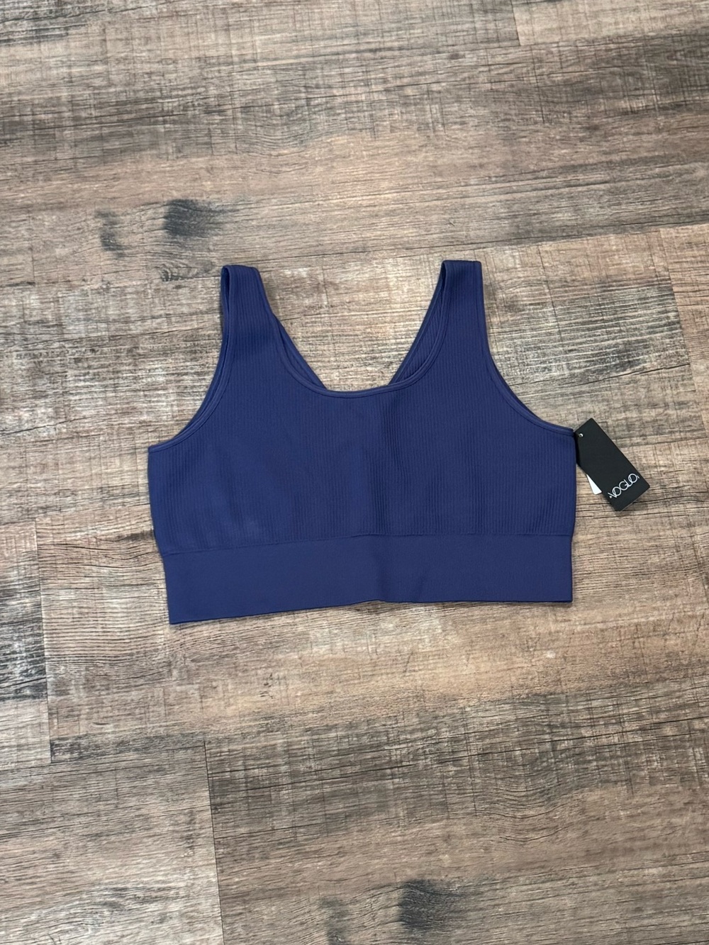 NWT Women’s Plus Size Ribbed Reversible Sports Bra